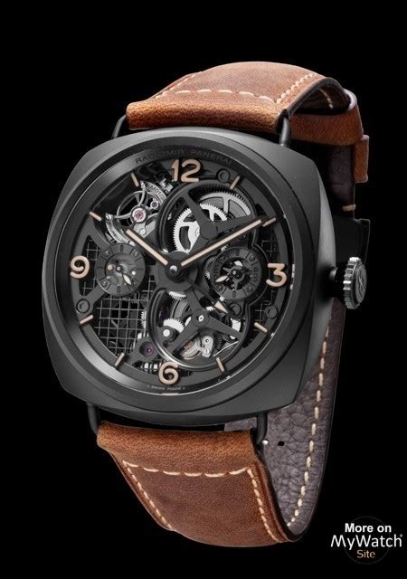 Panerai Radiomir Lo Scienziato Tourbillon GMT Ceramica 